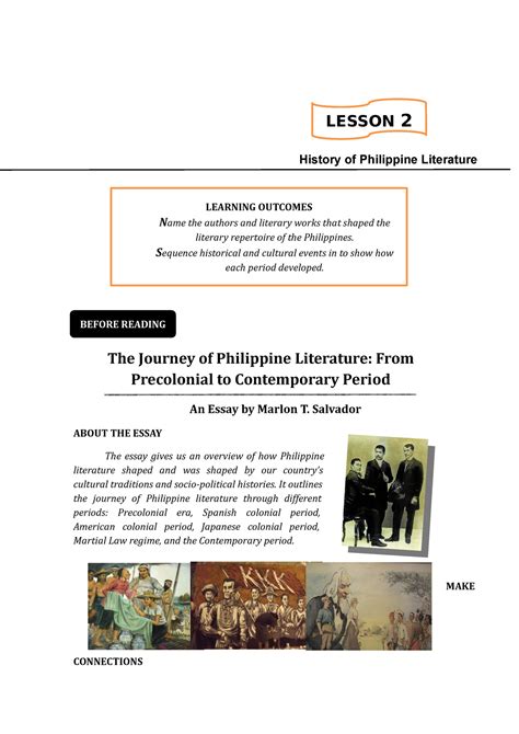 My Analysis on Philippine Literature .